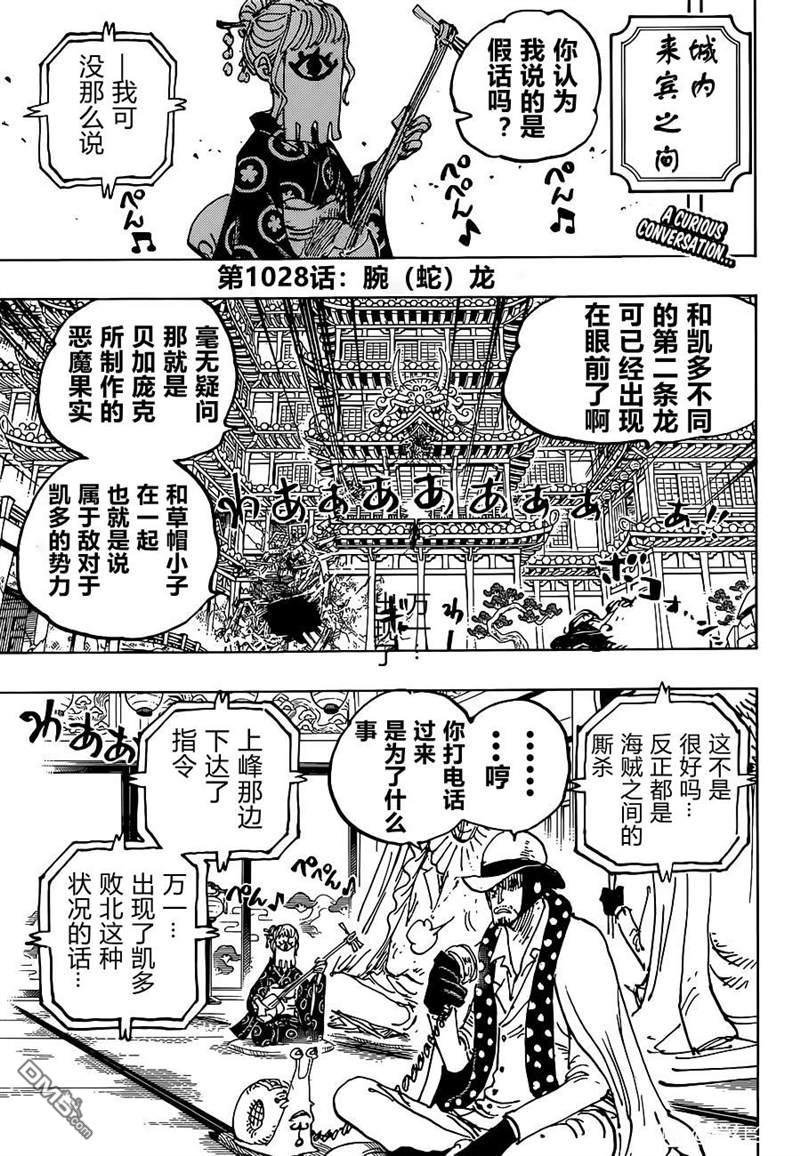 海贼王第 1028 话 - 第 3 页