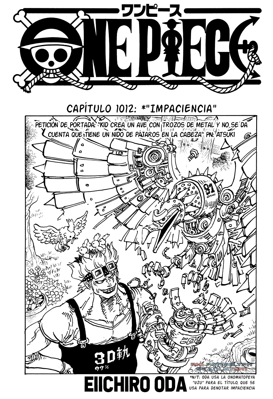 One Piece capítulo 1012 - página 1