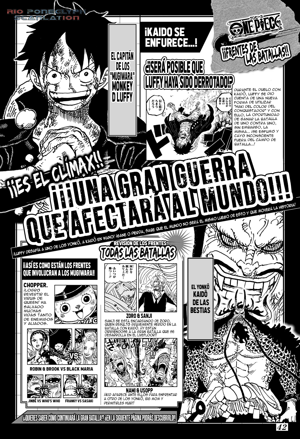 One Piece capítulo 1014 - página 1
