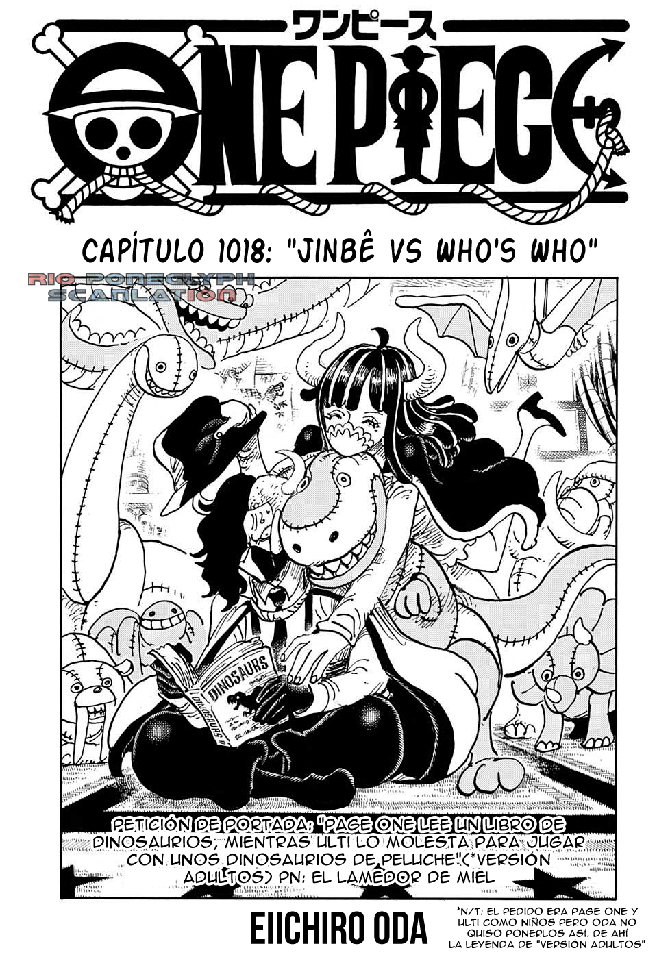 One Piece capítulo 1018 - página 1