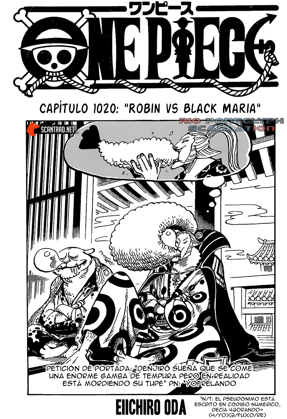 One Piece capítulo 1020 - página 1