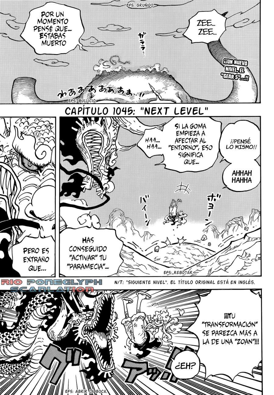 One Piece capítulo 1045 - página 1