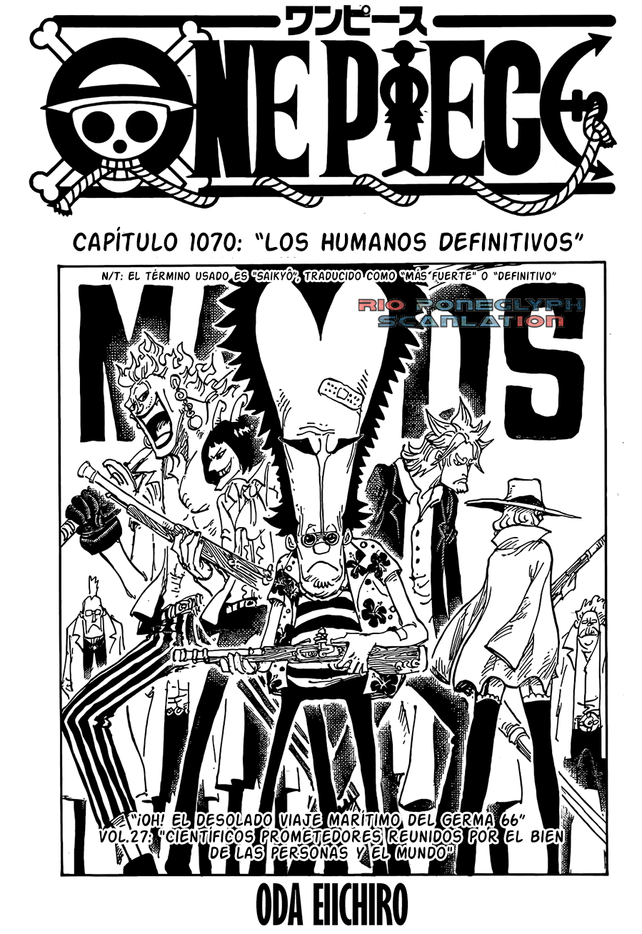 One Piece capítulo 1070 - página 1