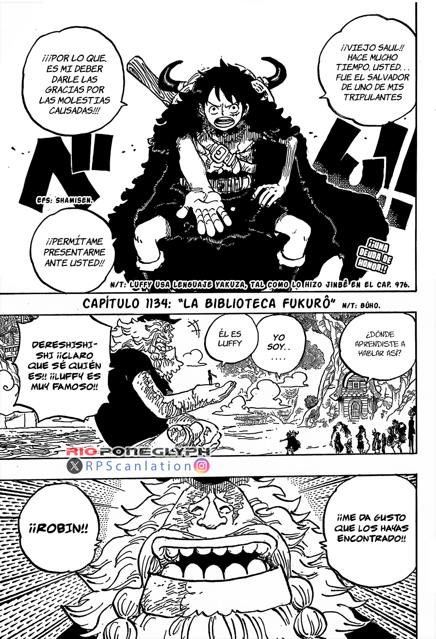 One Piece capítulo 1134 - página 2
