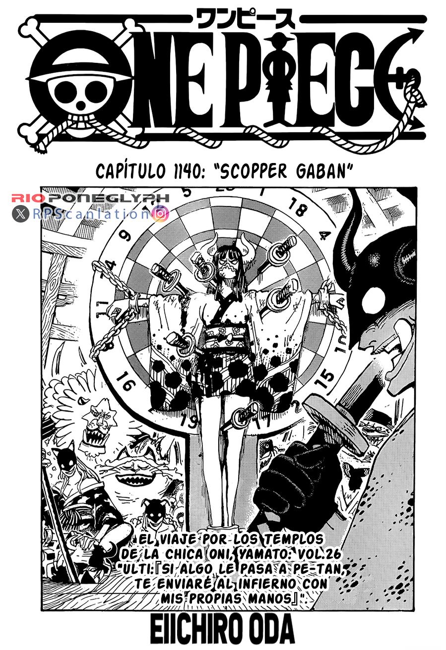 One Piece capítulo 1140 - página 1